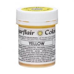 Sugarflair Chocolate Colourings - Yellow - 35g